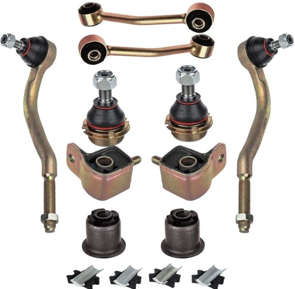 مجموعه جلو بندی 405 امیرنیا 14 عددی لاستیک چاکدار ژله ای